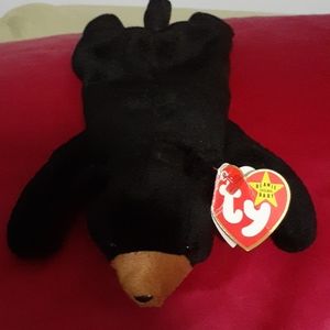 Blackie beanie baby